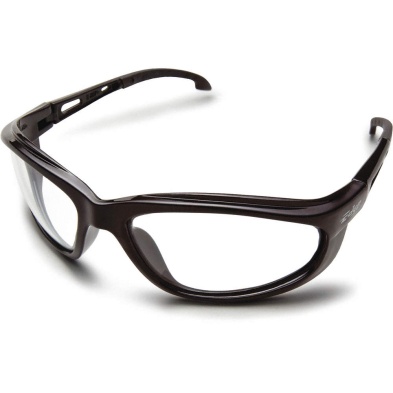 SAF-SGSW411 EDGE #SW411 GLASSES, DAKURA BLACK/CLEAR LENS