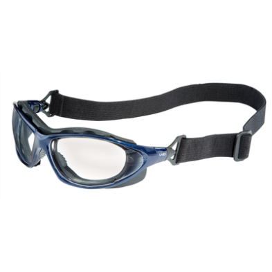 SAF-SGUVEXS0620X S0620X UVEX GLASSES, BLUE FRAME, CLEAR LENS