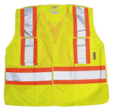 SAF-TVEST FLAGMAN'S TRAFFIC VEST (SAFETY VEST)