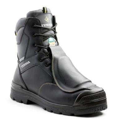 SAG-K305BK/BLACK/12 K305BK TERRA BARRICADE 8" WORK BOOT WITH MET GUARD SIZE 12