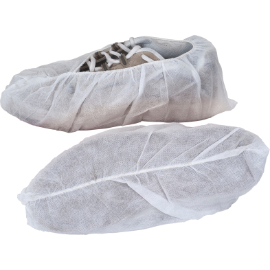 SAG-SEC386 SEC386 Shoe Covers, X-Large, Polypropylene, White Pack/100