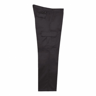 SAH-3239BLK38X32 BIG BILL 3239 CARGO POCKET WORK PANT, BLACK, 38W X 32L