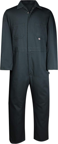 SAH-414/NAVY/58R BIB BILL 414 ZIP FRONT COVERALL NAVY 58R