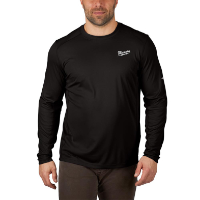 SAH-415B/3X 415B LIGHTWEIGHT PERFORMANCE SHIRT BLACK 3X