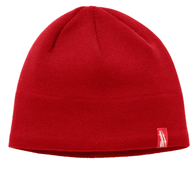 SAH-502R MILWAUKEE 502 RED FLEECE LINED BEANIE