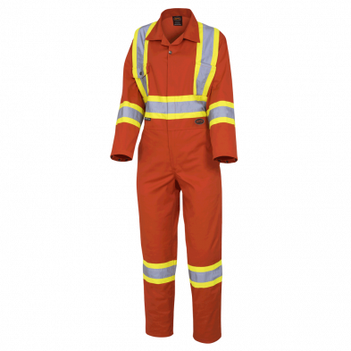 SAH-5514WXL 5514W, WOMEN'S SAFETY COVERALLS - POLY/COTTON, XL