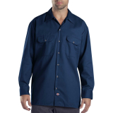 SAH-574/NAVY/2X 574 MENS DICKIES LONG SLEEVE WORK SHIRT NAVY 2X