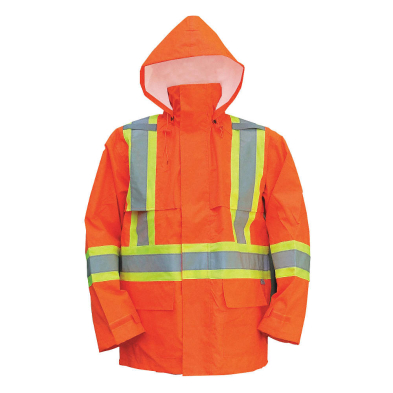 SAH-6323JO/M 6323JO HI-VIS OPEN ROAD RAIN JACKET MEDIUM