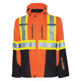 SAH-6419/OR/M 6419 PROJOB HI VIS SOFTSHELL JACKET ORANGE M