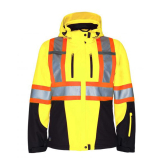 SAH-6424/YELLOW/XS 6424 PROJOB WOMENS HIVIS INSUALTED SOFTSHELL YELLOW XS