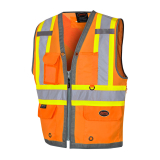 SAH-6672/3XL/EMB 6672, MESH BACK, ZIP FRONT, 3XL, EMB