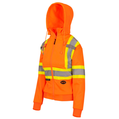 SAH-6924W/XL 6924W PIONEER WOMENS HI VIS ORANGE FLEECE XL