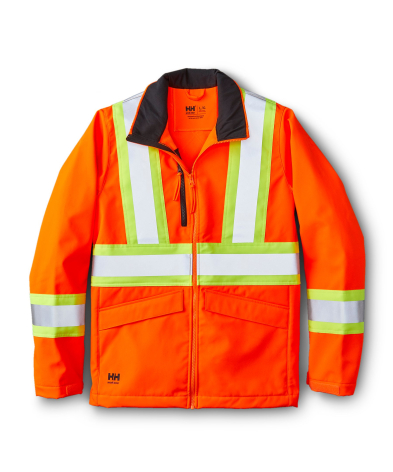 SAH-74073/OR/2X HH 74073 ALTA 2.0 HI VIS SOFTSHELL JACKET ORANGE 2X