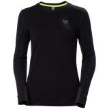 SAH-75209/BLACK/2X 75209 WOMENS HH LIFA MERINO CREWNECK BLACK 2X