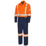 SAH-7702BB/40T 7702BB ARC AND FLAME RESISTANT BLUE BOTTOM HIVIZ SZ40T
