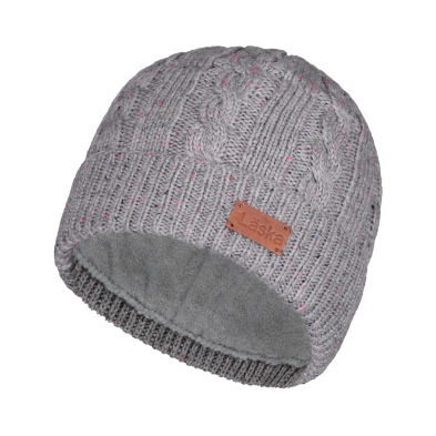 SAH-77076/GREY 77-076 GG  LASKA TOQUE GREY ONE SIZE