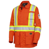 SAH-7775/OR/L PIONEER 7775 HI VIS FR UNLINED SAFETY JACKET ORANGE LARGE