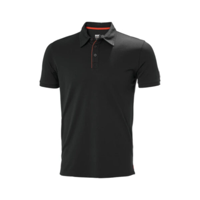 SAH-79248/BLACK/XL 79248 HH KENSINGTON TECH POLO BLACK XL