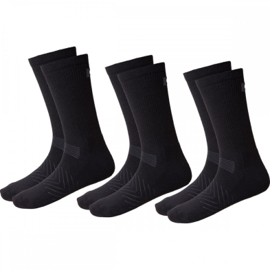 SAH-79646BK36 79646 MANCHESTER 3 PACK SOCKS BLACK 36