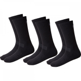 SAH-79646BK39 79646 MANCHESTER SOCK 3PACK BLACK 39-42