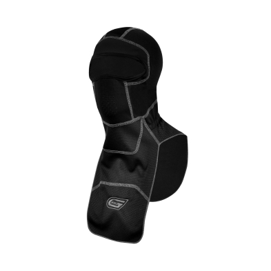 SAH-804465/BLK/GREY 80-4465 BALACLAVA BLACK/GREY