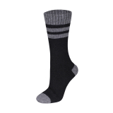 SAH-84318/BLACK/L 84-318 GANKA WOOL KNIT SOCKS BLACK LARGE