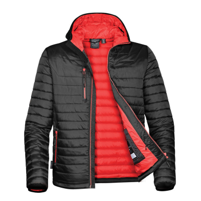 SAH-AFP1BLK/RED2XLEMB AFP-1, M'S GRAVITY THERMAL JACKET, BLKRED, 2XL, EMB