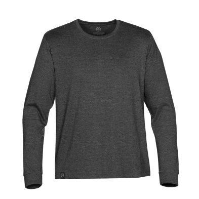 SAH-CT2/GREY/2X CT-2 CARBON HEATHER MEN'S BASELINE L/S TEE 2X