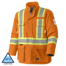 SAH-HH76315250L 76315 BRANDON PARKA, ORANGE, LG