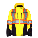 SAH-P6423/YELLOW/XL P6423 WOMENS HI VIS SOFTSHELL PROJOB YELLOW XL