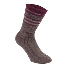 SAH-PF529/CHARCOAL/M PF529 WOMENS P&F MERINO SOCKS CHARCOAL MED