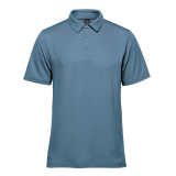 SAH-PSX6/BLU/LG PSX-6, Men's Nevada S/S Micro Pique Polo, RETRO BLUE, LG