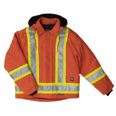 SAH-S157/OR/L S157 TOUCHDUCK SAFETY PARKA ORANGE LARGE