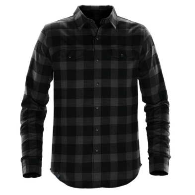 SAH-SFX1/CARBON/3X SFX-1 MENS LOGAN SNAP FRONT SHIRT CARBON 3X