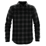 SAH-SFX1/CARBON/L SFX-1 MENS LOGAN SNAP FRONT SHIRT CARBON LARGE