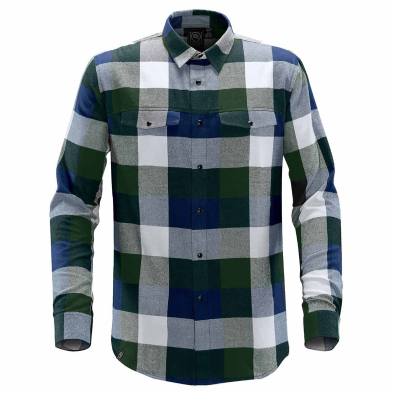 SAH-SFX1/EARTH/L SFX-1 MENS LOGAN SNAP FRONT SHIRT EARTH LARGE