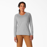 SAH-SLF400HG_2XL DICKIES W LS PERFORMANCE TEE ,SIZE 2XL ,HEATHER GRY