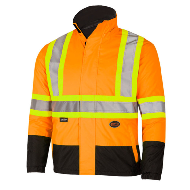 SAH-V12101503XL 5407-3XL Hi-Viz Orange Heated Insulated Safety Jacket