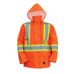 SAH-VI6323JO2XL VIKING #6323JO HI-VIZ RAINCOAT, SIZE 2XL, ORANGE