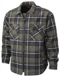 SAH-WS15/CHARCOAL/M WS15 TOUGHDUCK SHERPA LINED SHIRT CHARCOAL MED
