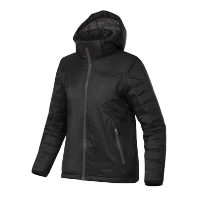 SAH-X1WBLK/DOL3XLEMB X-1W, Women's Black Ice Thermal Jacket, BLK/DOL, 3XL, EMB