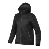 SAH-X1WBLK/DOLMEDEMB X-1W, Women's Black Ice Thermal Jacket, BLK/DOL, MED, EMB