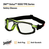 SAJ-S1202SGAFTSKT 3MS1202SGAF-TSKT SOLUS GRN/BLK A/F GREY LENS W/FOAM