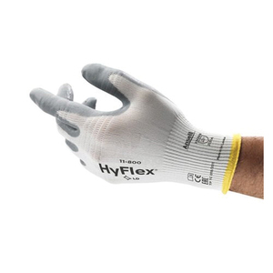 SAL-1180010 ANSELL HYFLEX FOAM NITRILE GLOVE,WHITE ,SIZE 10 (11-800)
