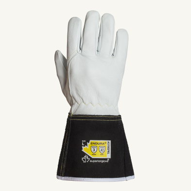 SAL-370GFKL/9L 370GFKL MIG WELDING GLOVE KEVLAR LINING A2 SZ LARGE