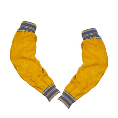 SAL-5218E TILLMAN 5218E LEATHER WELDING SLEEVES 18" BROWN ELASTIC