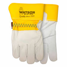 SAL-A281EXL WATSON A281EXL LEATHER COWHIDE GLOVE COTTON BACK