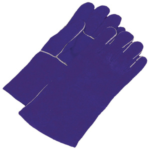 SAL-GL6017803B GLOVES WELDING L SPLIT LTHR BL FULLY