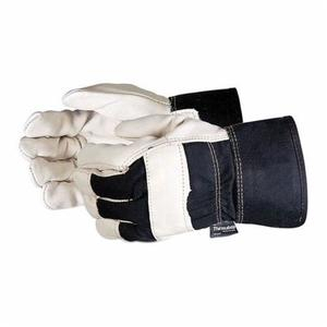 SAL-GL76BFTL GLOVES GP LTHR GR SPLIT COWHIDE LTHR SAF