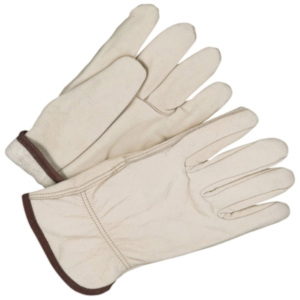 SAL-GLROPER2XLFL GRAIN COWHIDE DRIVER/ROPER GLOVE,FLEECE LINED,2XL (SIZE 13)